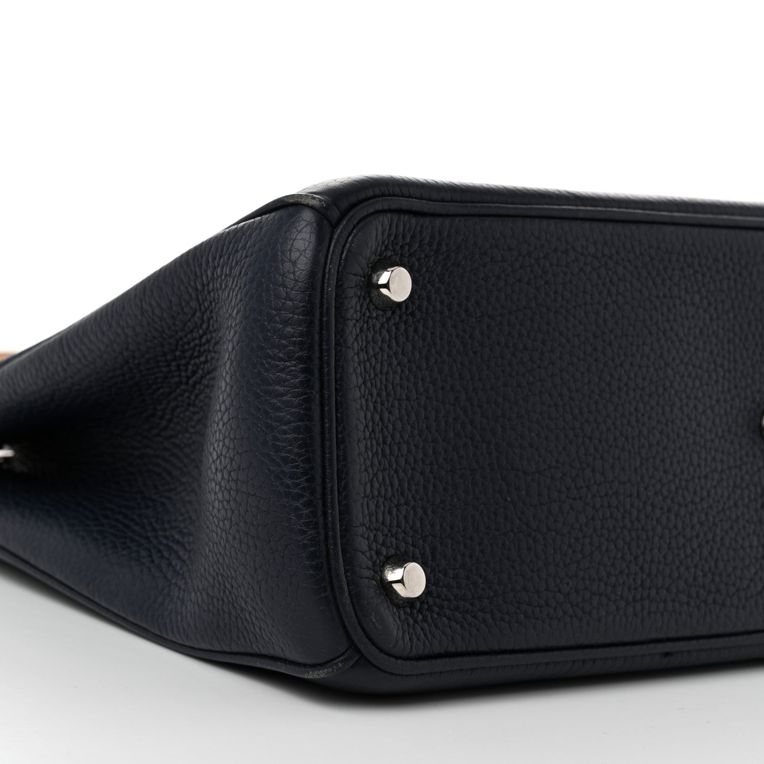 Christian Dior Bullcalf Medium Diorissimo Tote Navy 9 of 13