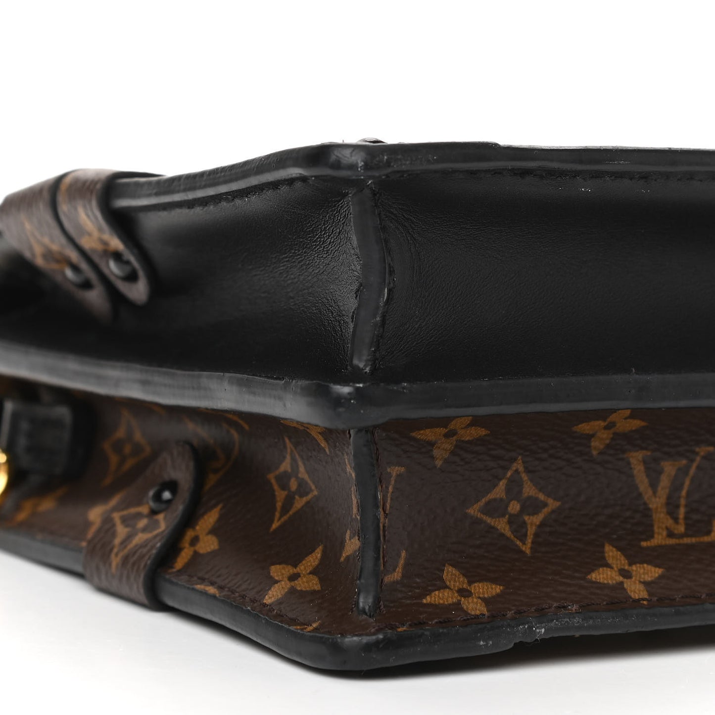 Reverse Monogram Trunk Clutch
