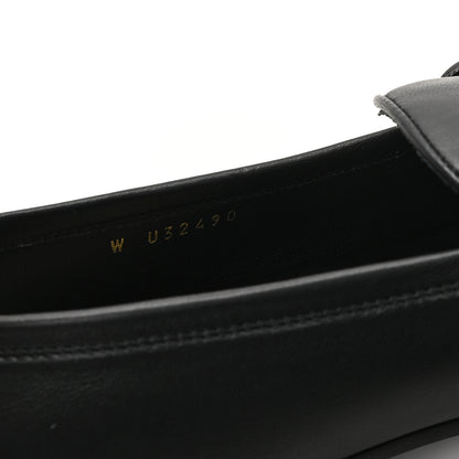 Chanel Lambskin Mens Stitched CC Loafers 42 Black 9 of 10