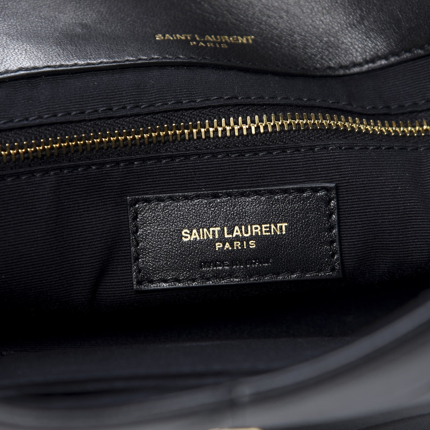 Lambskin Patchwork Monogram Medium Jamie Black