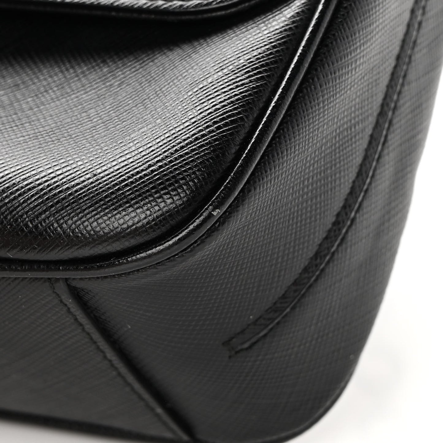 Printed Calfskin Rory Chain Shoulder Bag Black