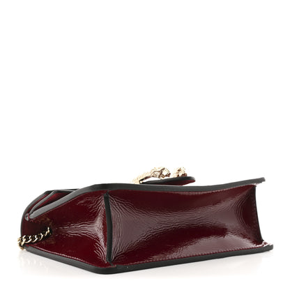 Gucci Crinkled Patent Mini Dionysus Shoulder Bag Rosso Ancora Red 3 of 8