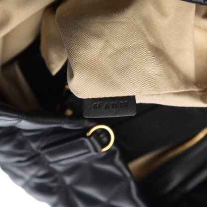 Givenchy Rubberized Canvas Quilted Duo Backpack Black 7 of 11