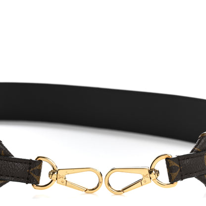 Louis Vuitton Monogram Bandouliere Shoulder Strap Black 3 of 6