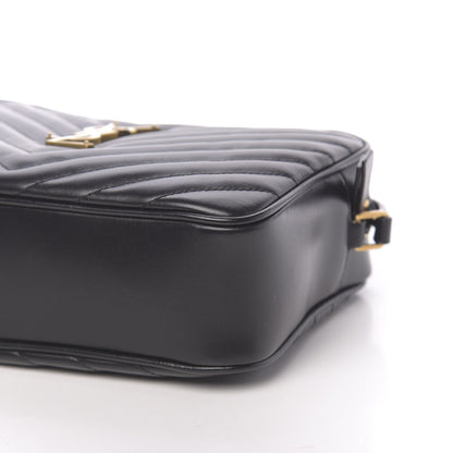 Saint Laurent Calfskin Matelasse Monogram Lou Camera Bag Black 8 of 9