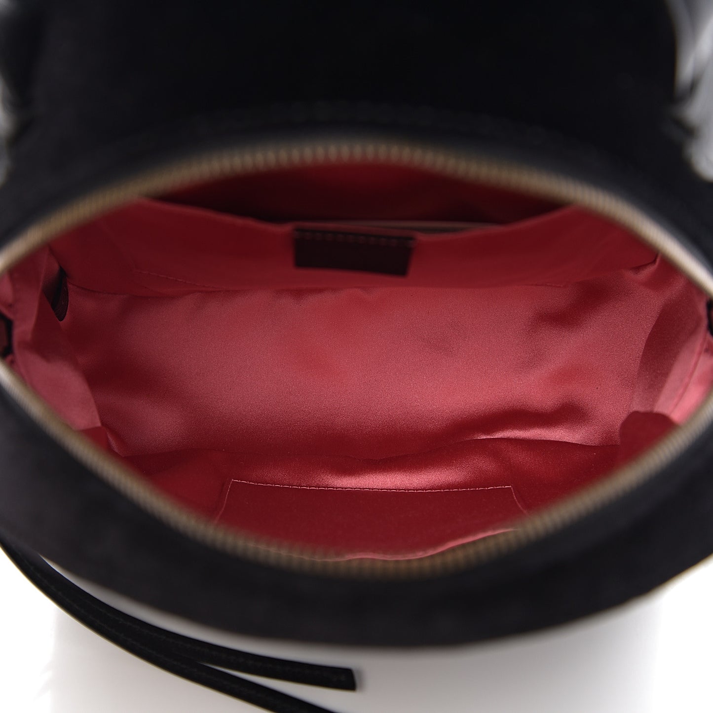 Velvet Matelasse GG Marmont Dome Backpack Black