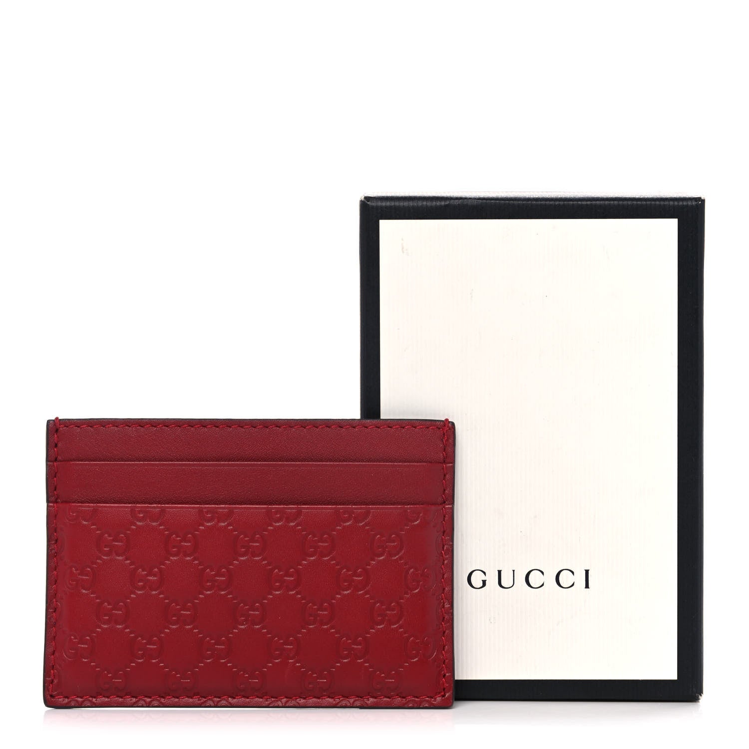 Gucci Microguccissima Card Holder Red 7 of 7