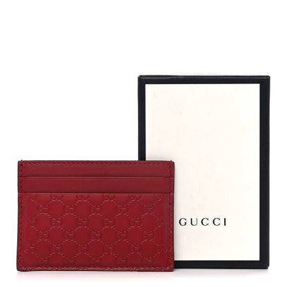 Gucci Microguccissima Card Holder Red 7 of 7