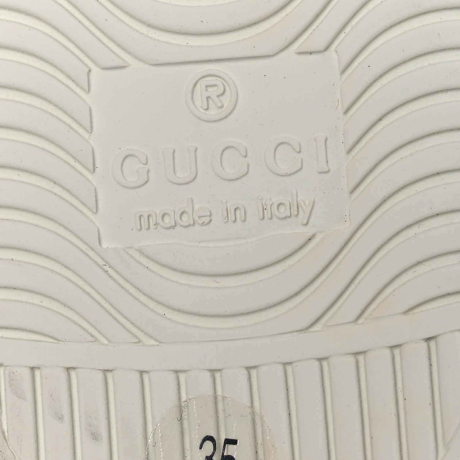 Gucci Calfskin Web Floral Embroidered Womens Ace Sneakers 35 White 8 of 11
