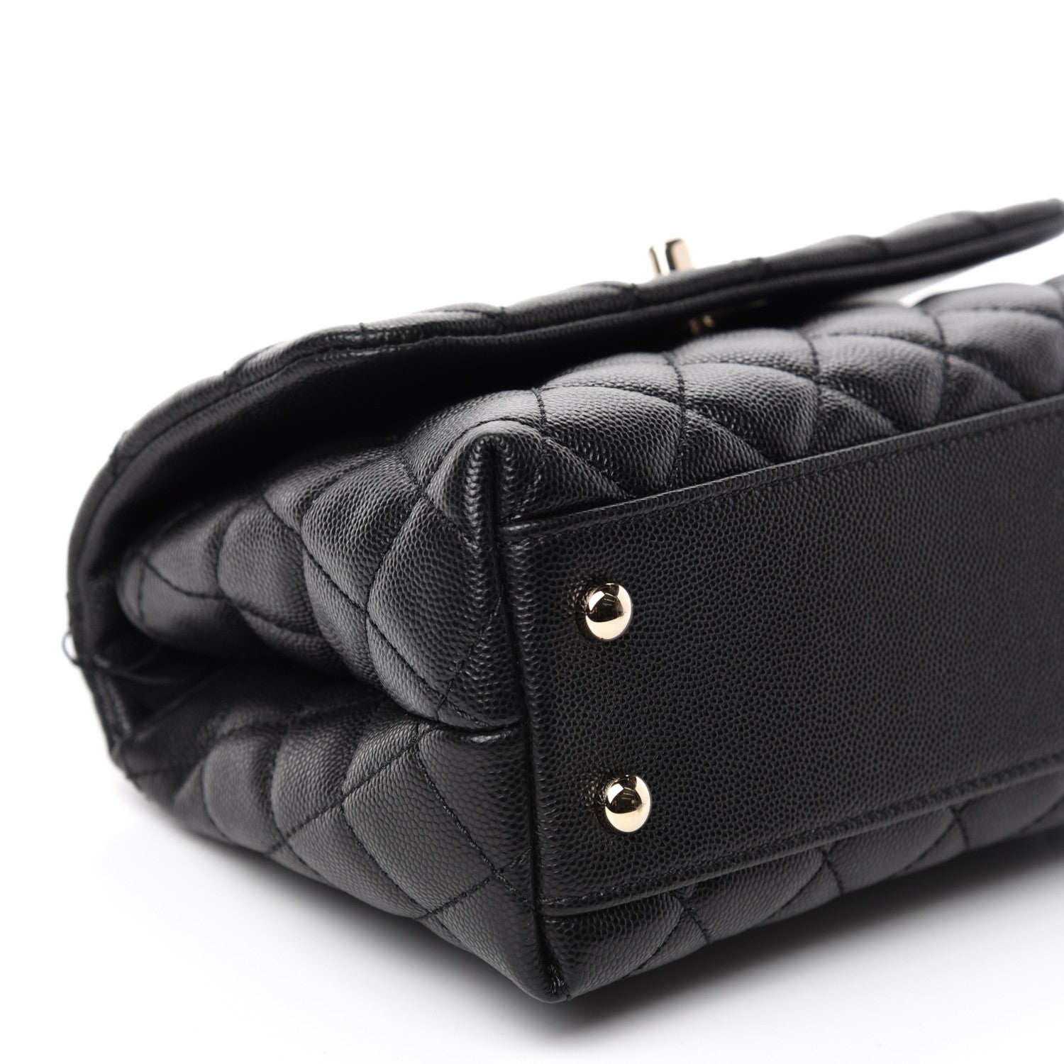 Chanel Caviar Quilted Mini Coco Handle Flap Black 6 of 10