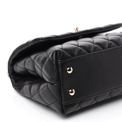 Chanel Caviar Quilted Mini Coco Handle Flap Black 6 of 10