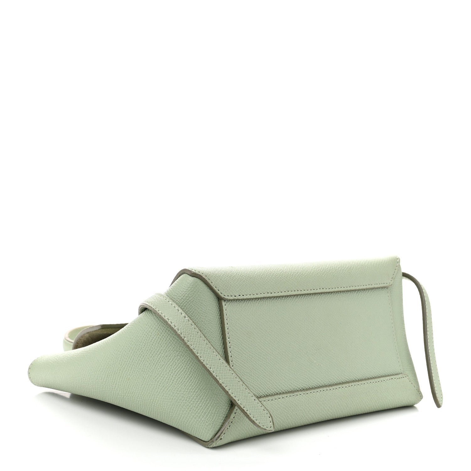Celine Grained Calfskin Nano Belt Bag Pastel Green 4 of 10