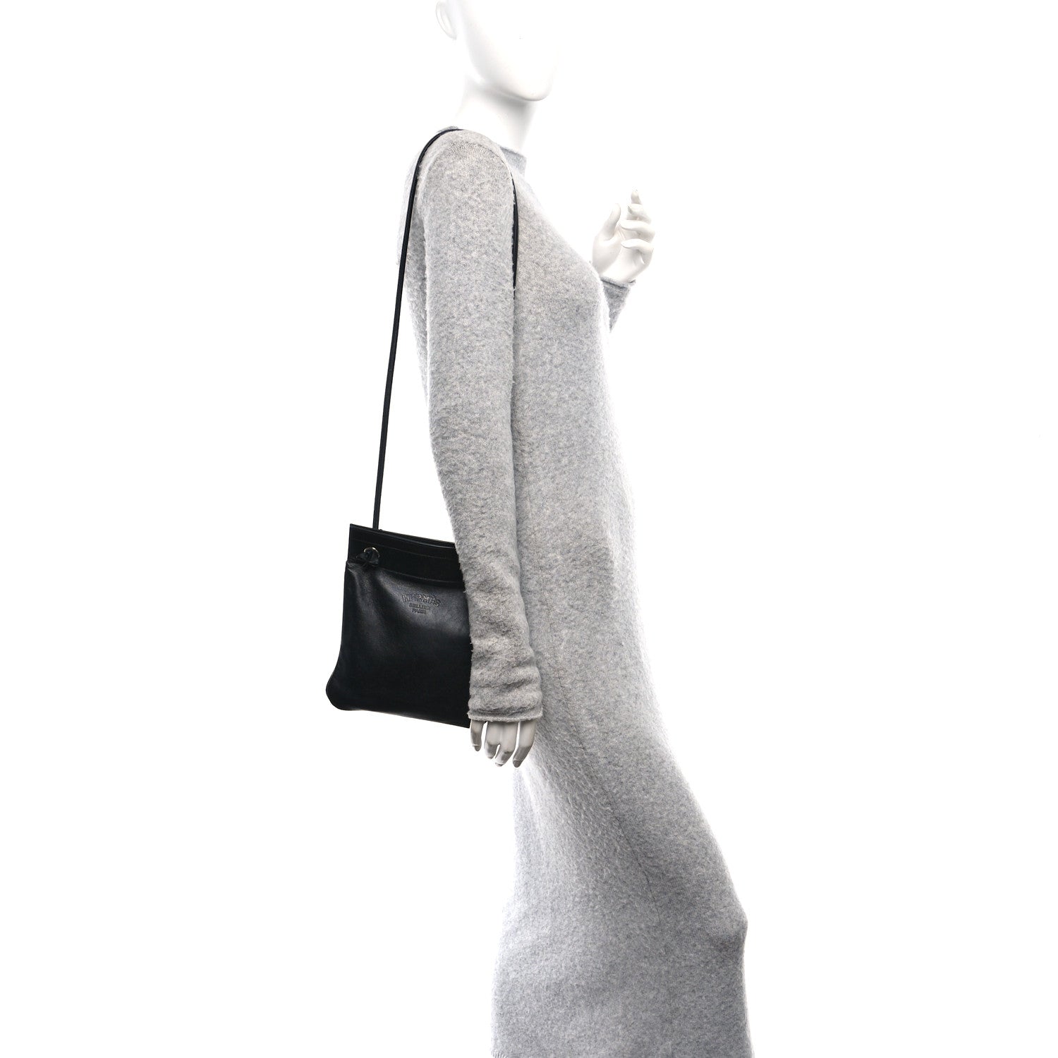 Hermes Milo Lambskin Swift Mini Aline Black 4 of 40
