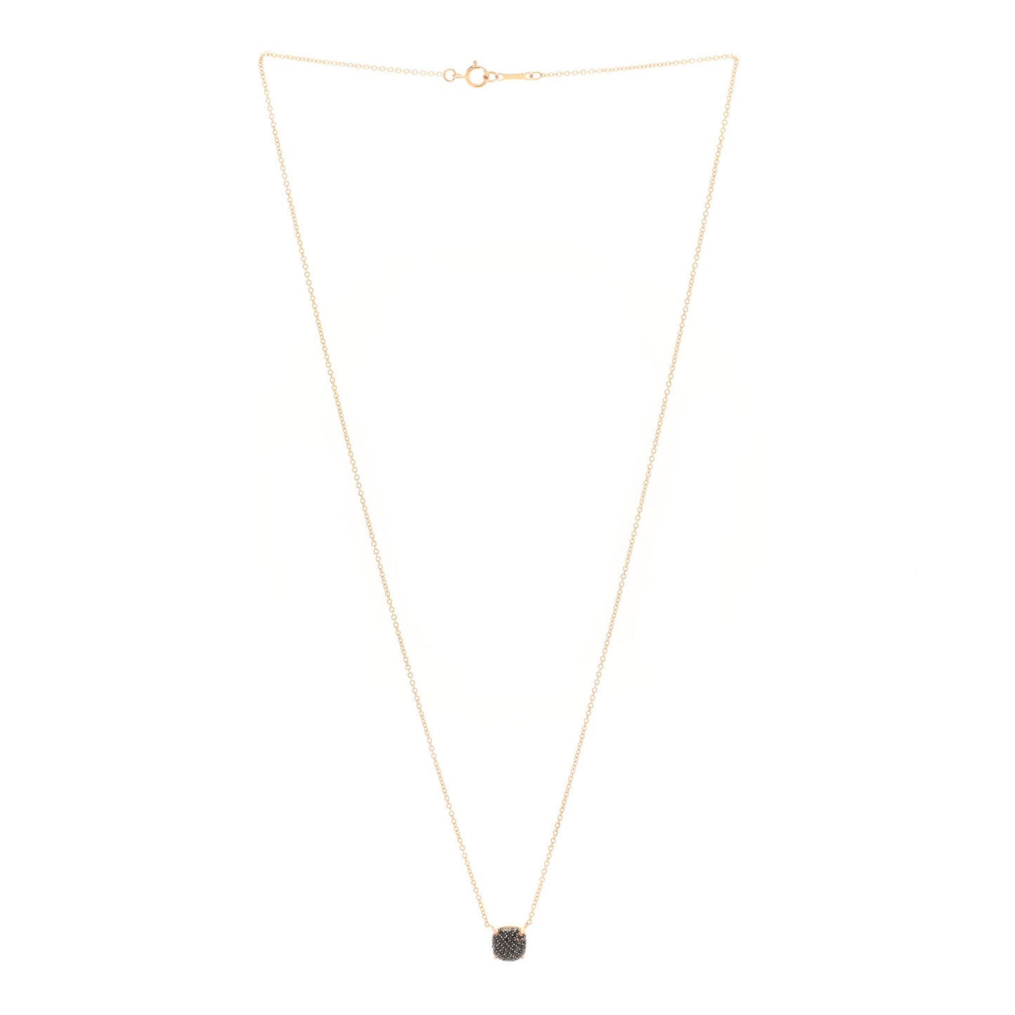 18K Rose Gold Black Spinel Paloma Picasso Sugar Stacks Necklace
