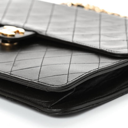 Chanel Lambskin Quilted Medium Single Flap Black 12 of 17
