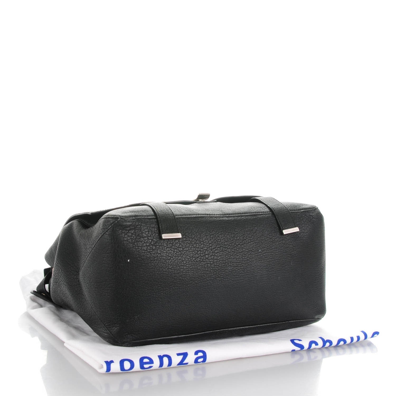 Proenza Schouler Calfskin Lizard Embossed Large Courier Bag Black 4 of 18