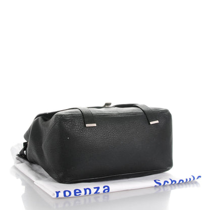 Proenza Schouler Calfskin Lizard Embossed Large Courier Bag Black 4 of 18