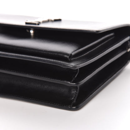 Saint Laurent Calfskin Medium Monogram Sunset Black 6 of 12