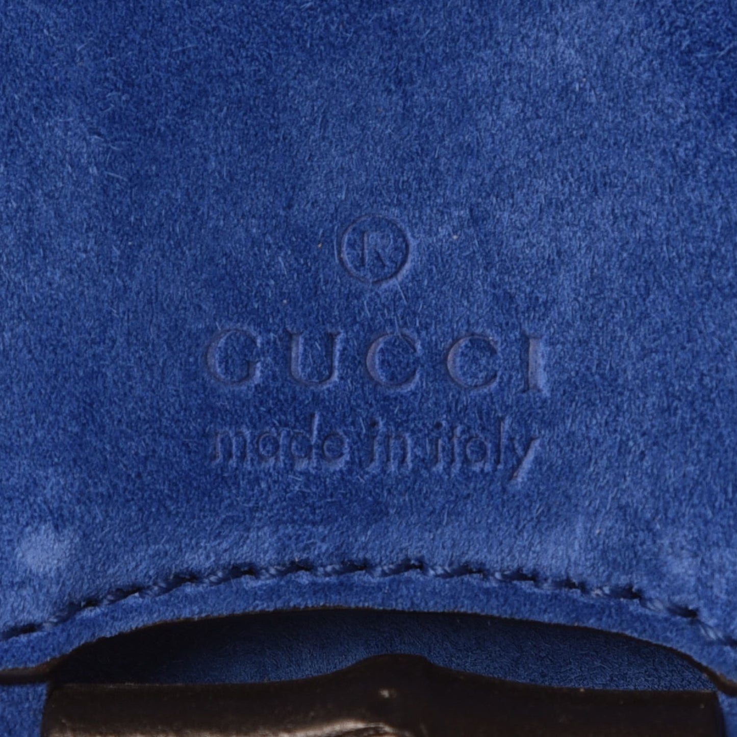 Suede Medium Nouveau Fringe Shoulder Bag Blue