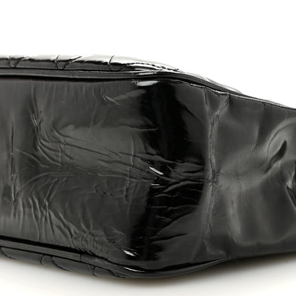 Chanel Patent Quilted Shopping Tote  Black 11 of 14