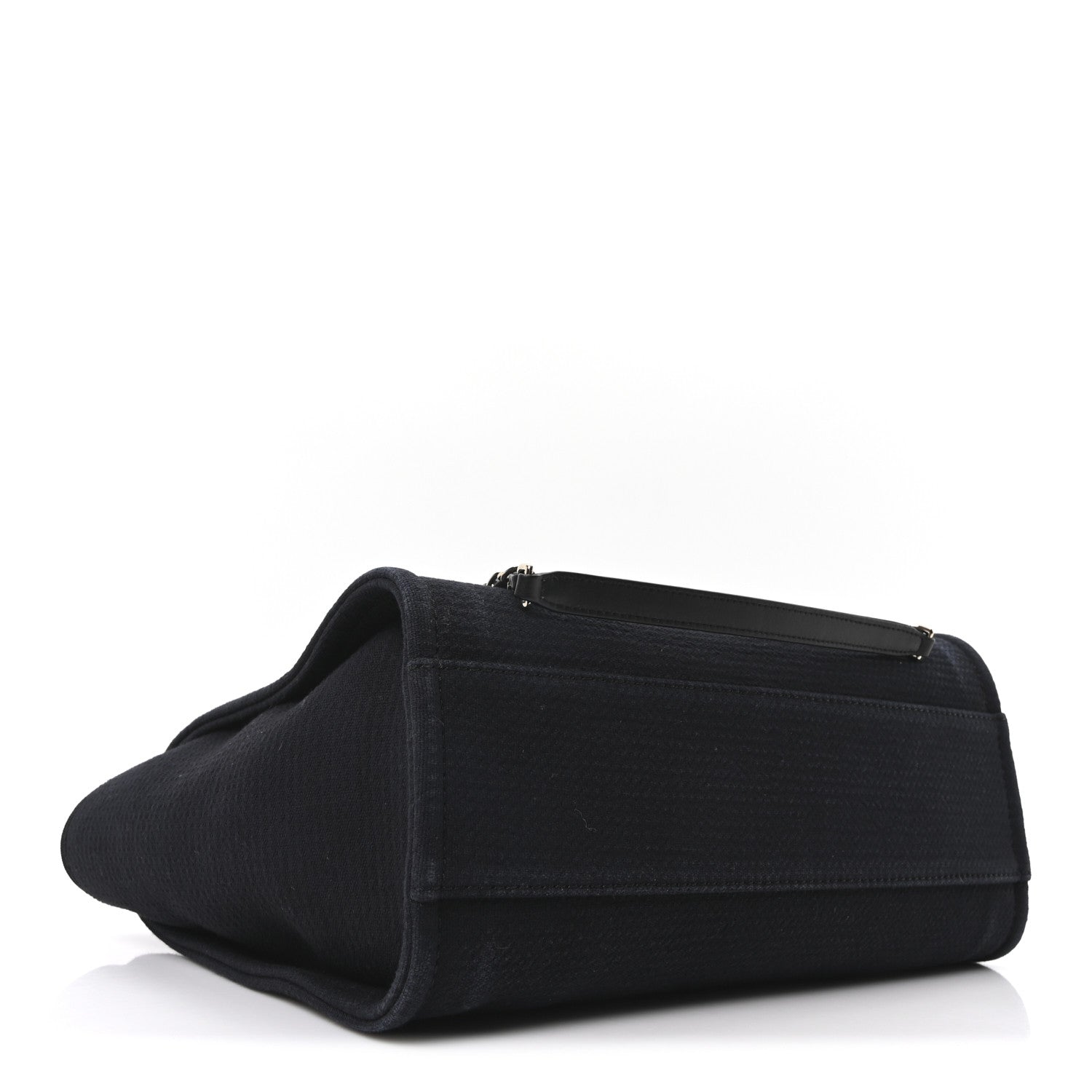 Chanel Mixed Fibers Small Deauville Tote Black 5 of 12