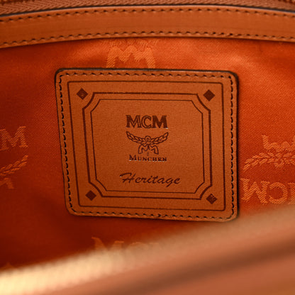 MCM Visetos Heritage Bowler Bag Cognac 6 of 11