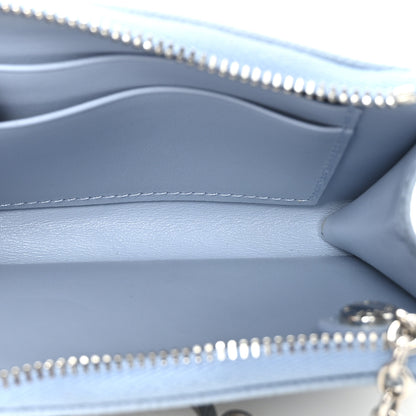 Prada Saffiano Triangle Zip Around Keychain Astrale 5 of 7