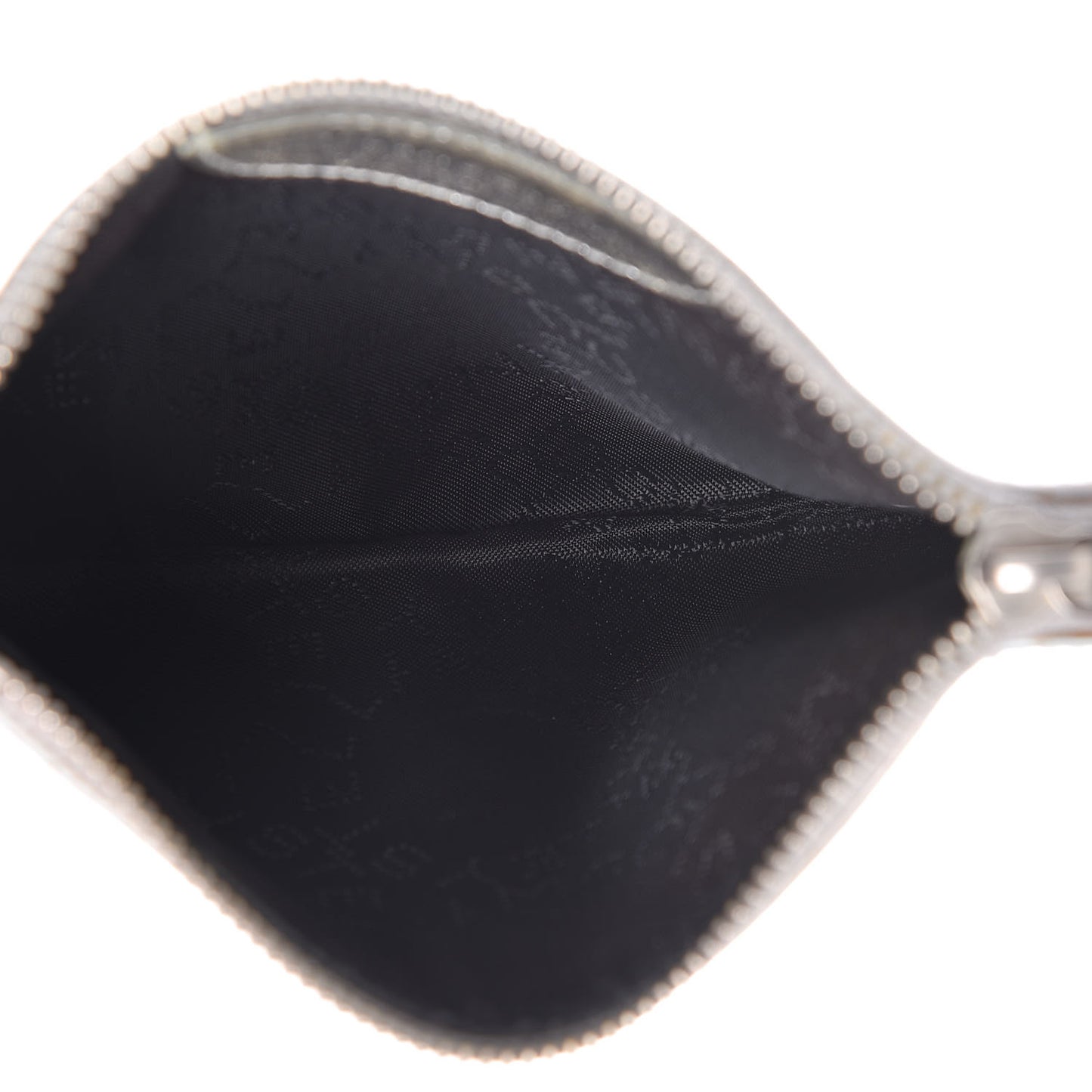 Holographic Faux Leather Falabella Zip Pouch