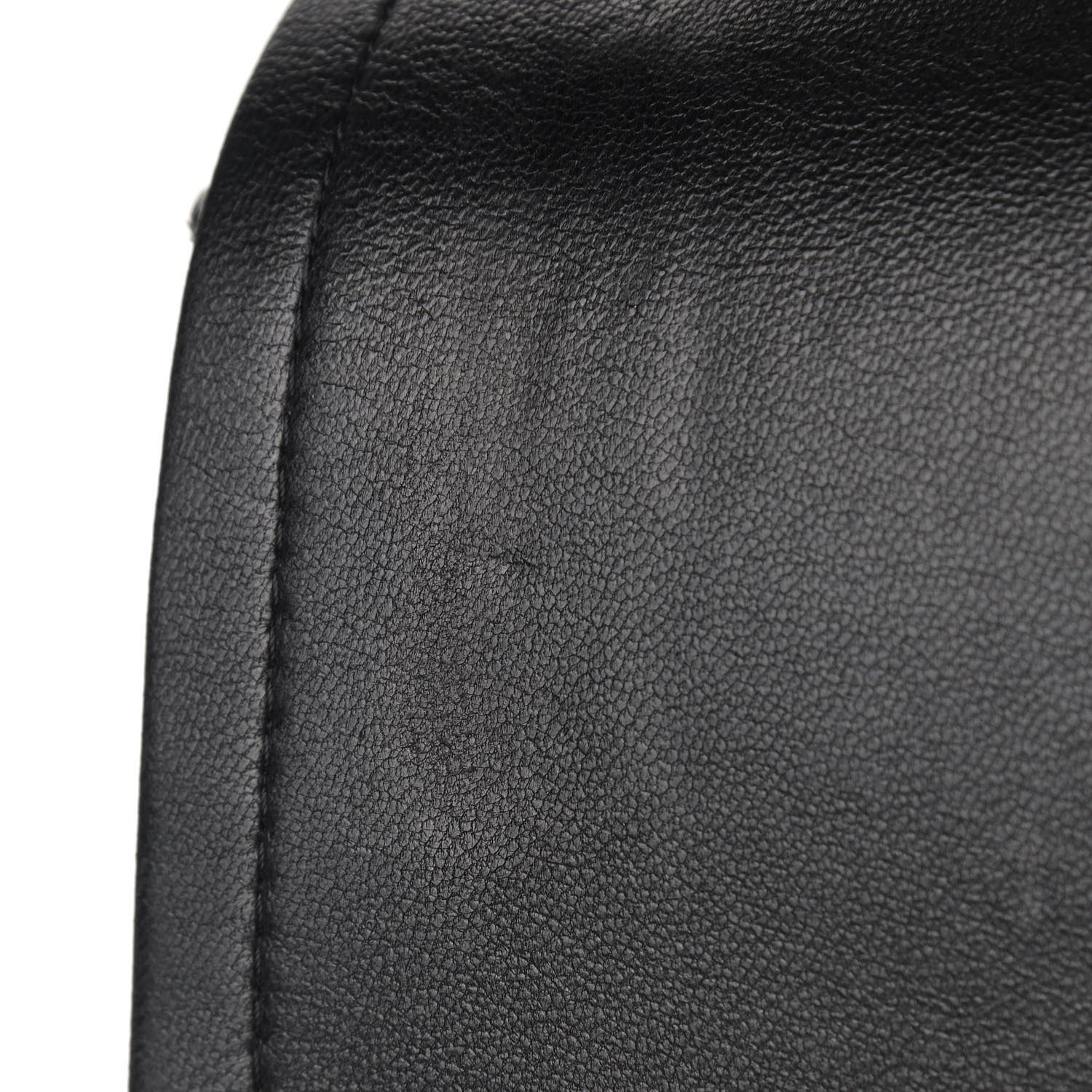 Chanel Lambskin Quilted Jumbo Double Flap Black 9 of 13