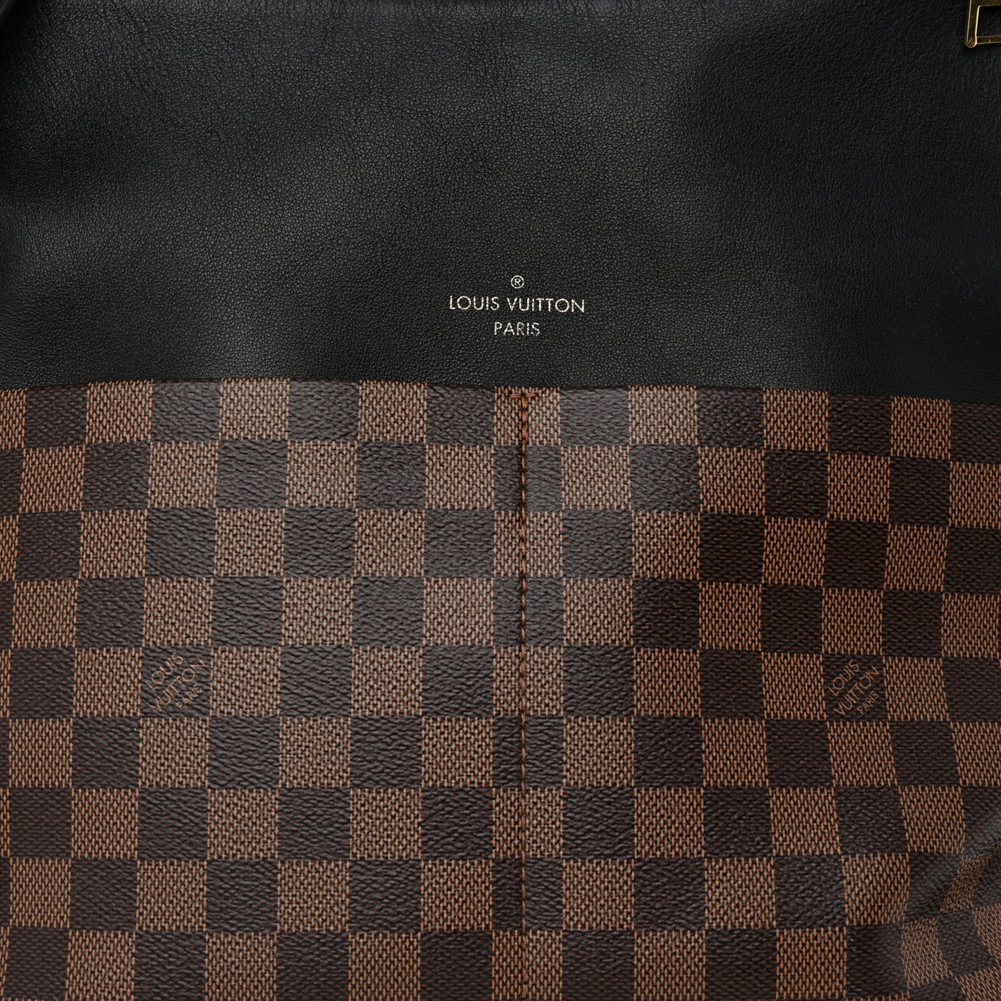 Damier Ebene Calfskin Maida Black