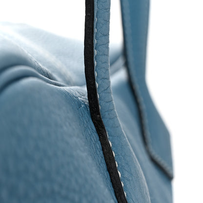 Hermes Taurillon Clemence Victoria II 35 Blue Jean 11 of 11