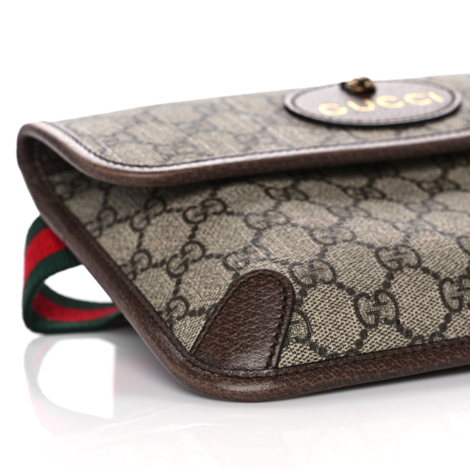 Gucci GG Supreme Monogram Neo Vintage Web Belt Bag Brown 5 of 13