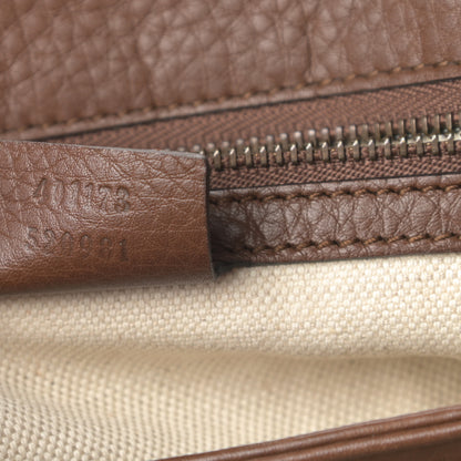 Gucci Cellarius Calfskin GG Marmont Shoulder Bag Nut Brown 7 of 14