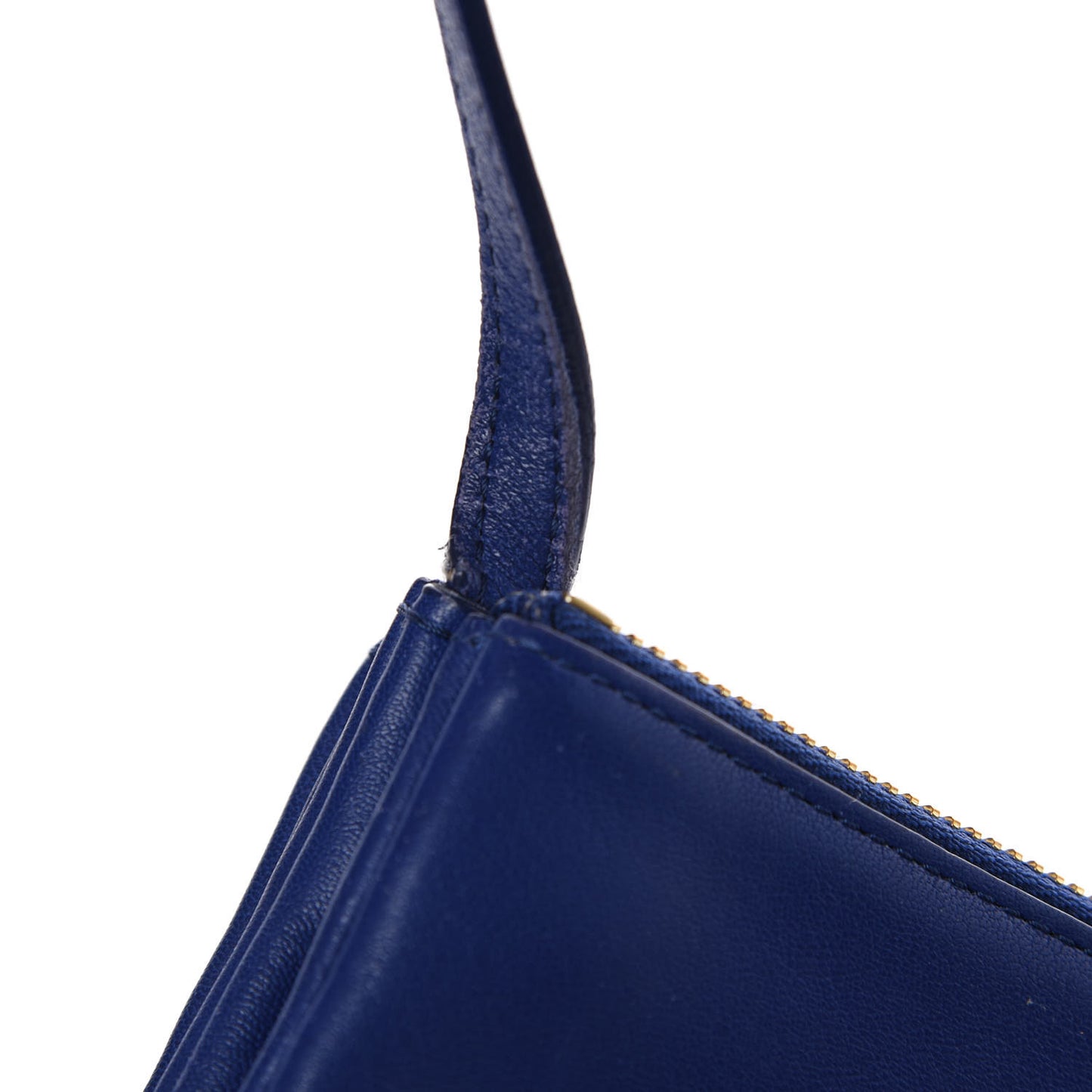 Lambskin Small Trio Crossbody Bag Violet Blue