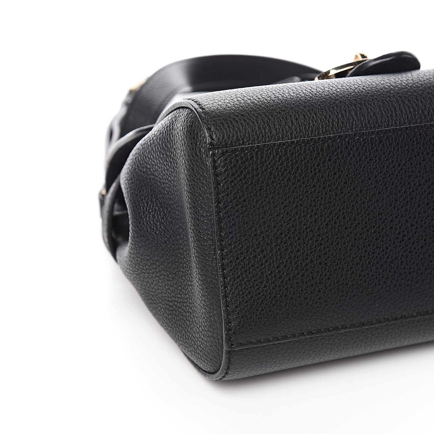 Grainy Calfskin Small Primrose Black