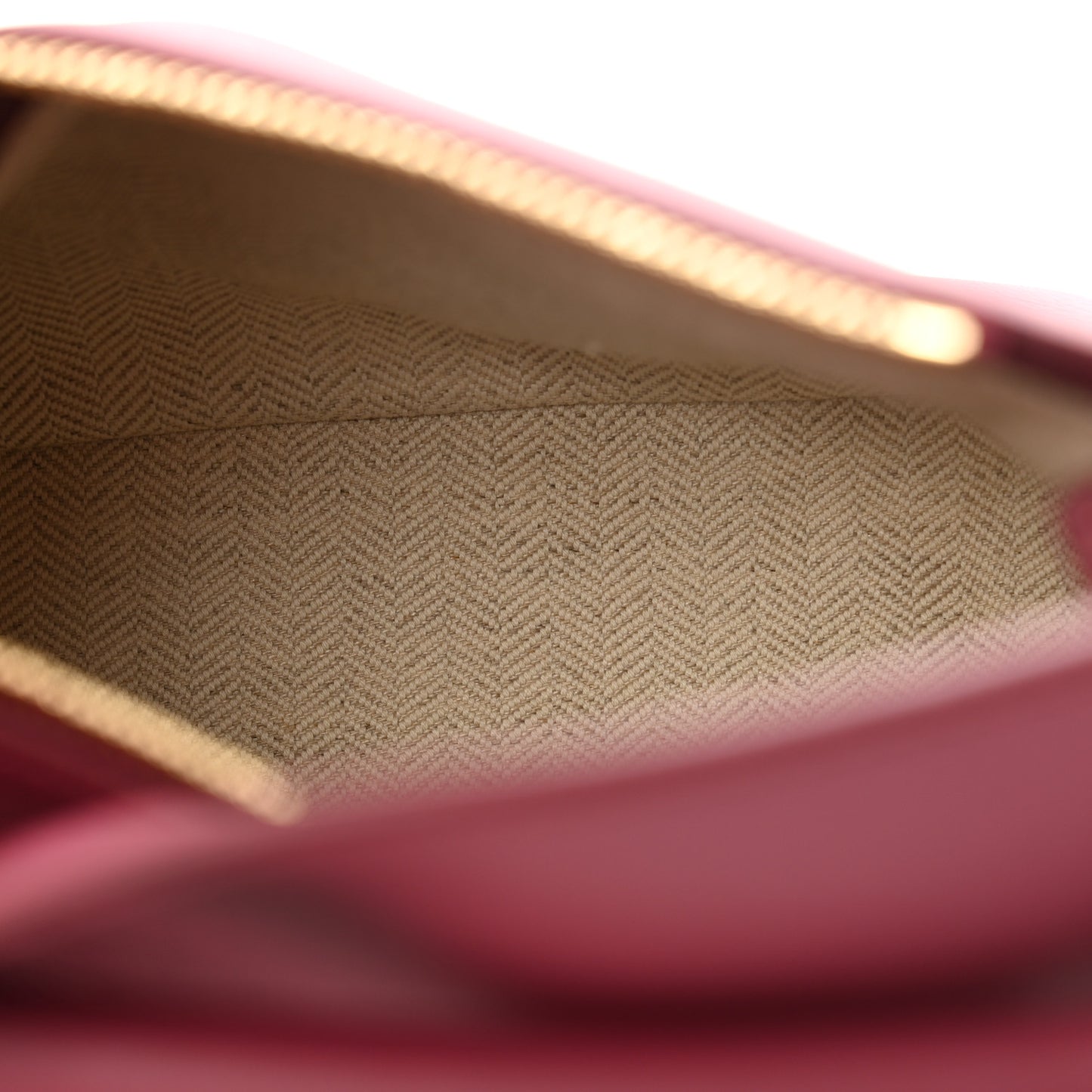 Calfskin Mini Puzzle Edge Bag Crimson