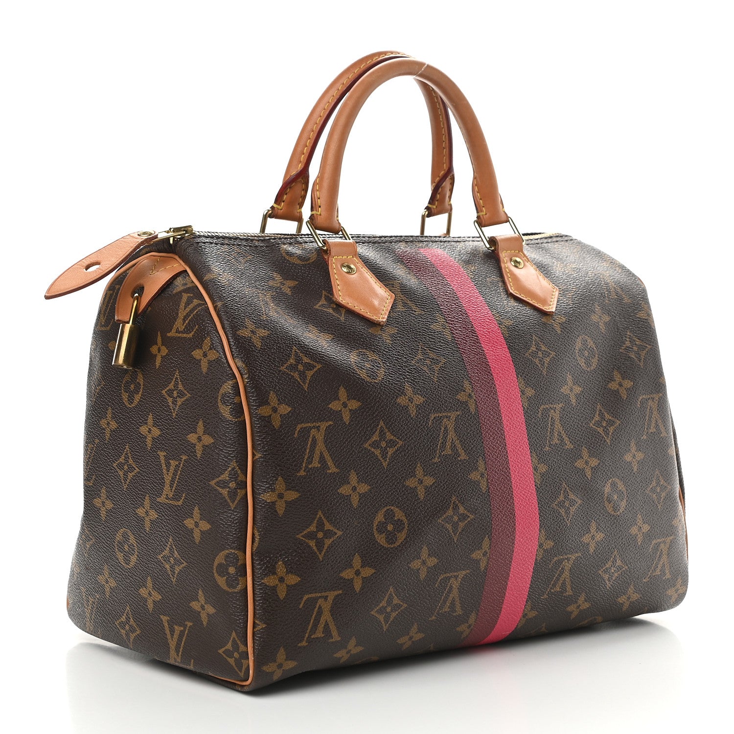 Louis Vuitton Monogram My LV Heritage Speedy 30 Fuchsia Rouge 2 of 10