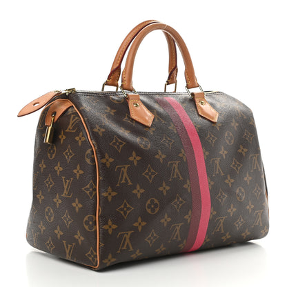 Louis Vuitton Monogram My LV Heritage Speedy 30 Fuchsia Rouge 2 of 10