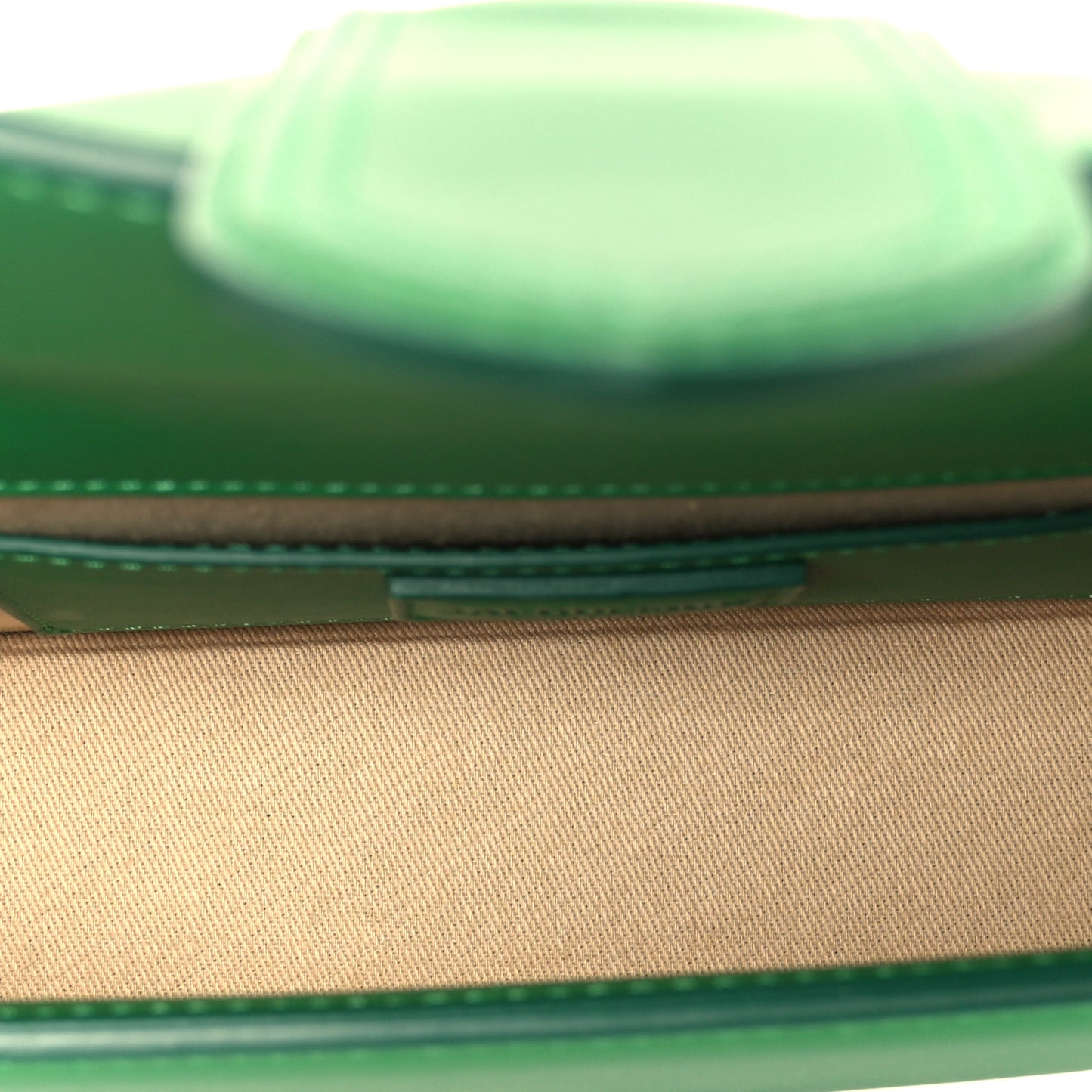 Smooth Calfskin Le Bambino Long Green