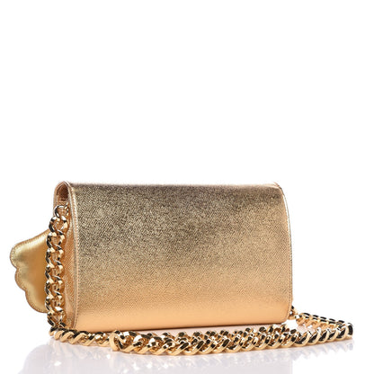Dolce & Gabbana Dauphine Heart DG Shoulder Bag Gold 3 of 7