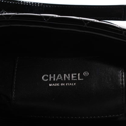 Chanel Patent Quilted Medium Just Mademoiselle Black 5 of 7