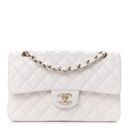Chanel Caviar Quilted Small Double Flap White 1 of 4