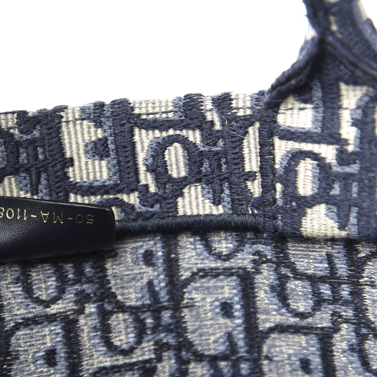 Oblique Book Tote Blue Multicolor