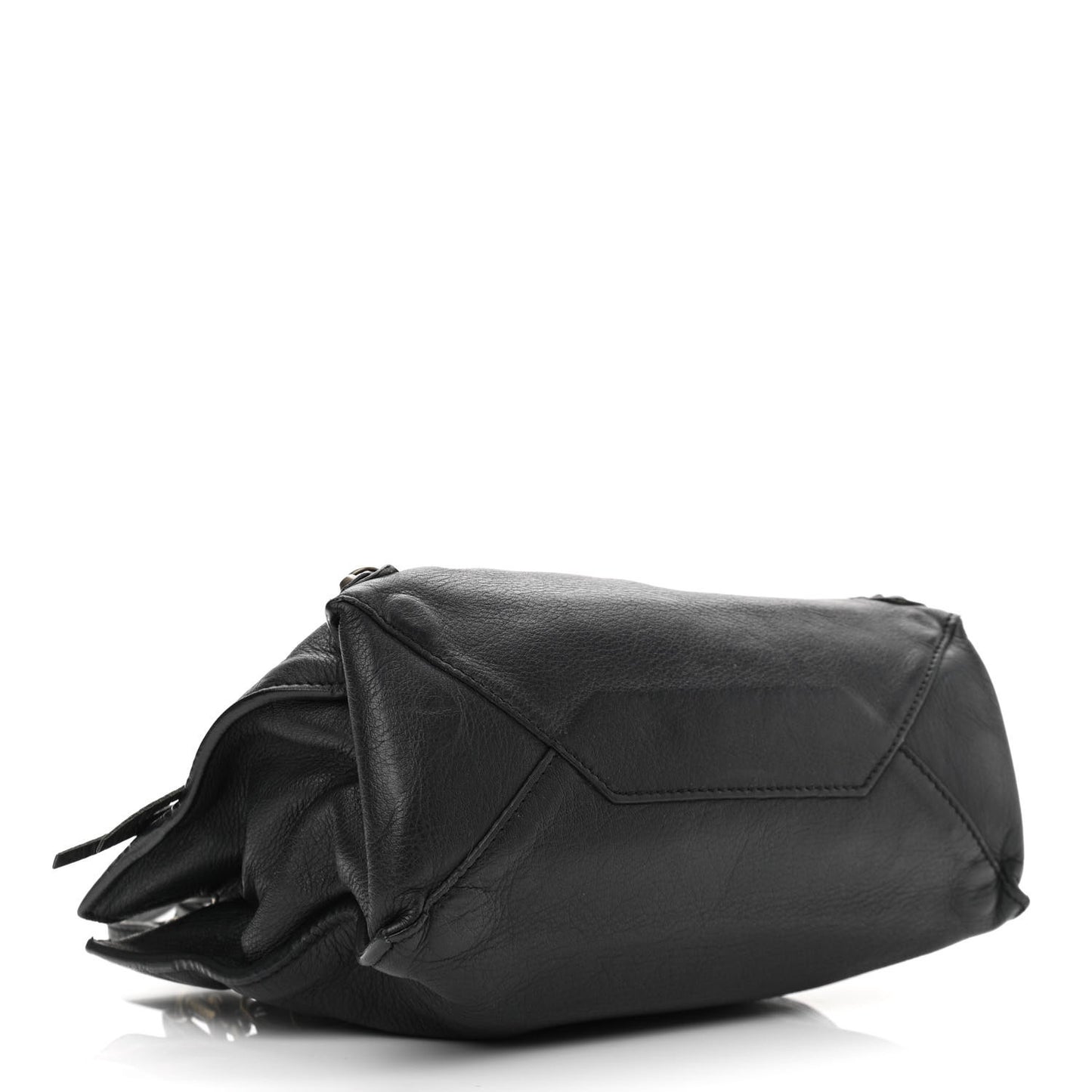 Calfskin Papier Mini A4 Tote Black