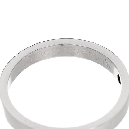 Cartier Platinum Diamond 3mm C De Cartier Wedding Band Ring 55 7.25 4 of 4