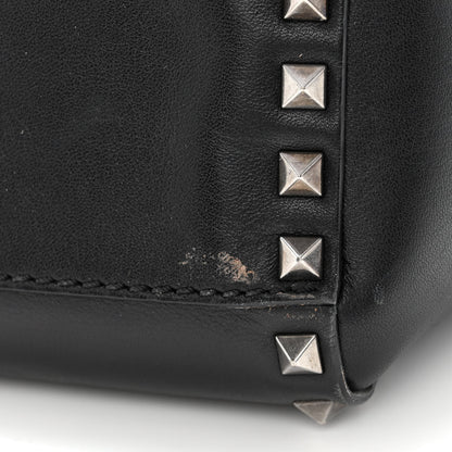 Valentino Garavani Vitello Mini Rockstud Double Handle Tote Black 14 of 14