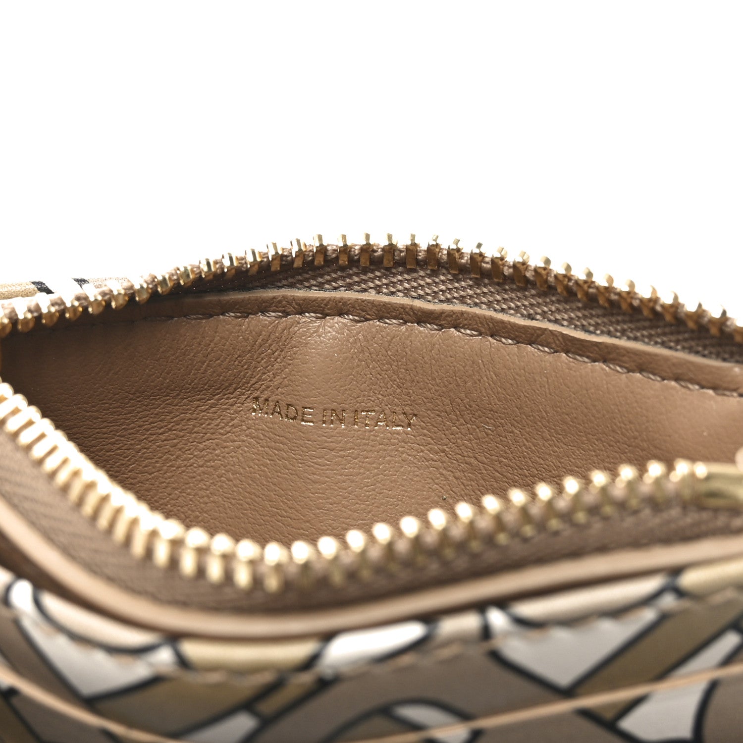 Burberry Calfskin Monogram Simone Coin Case Card Holder Beige 7 of 7
