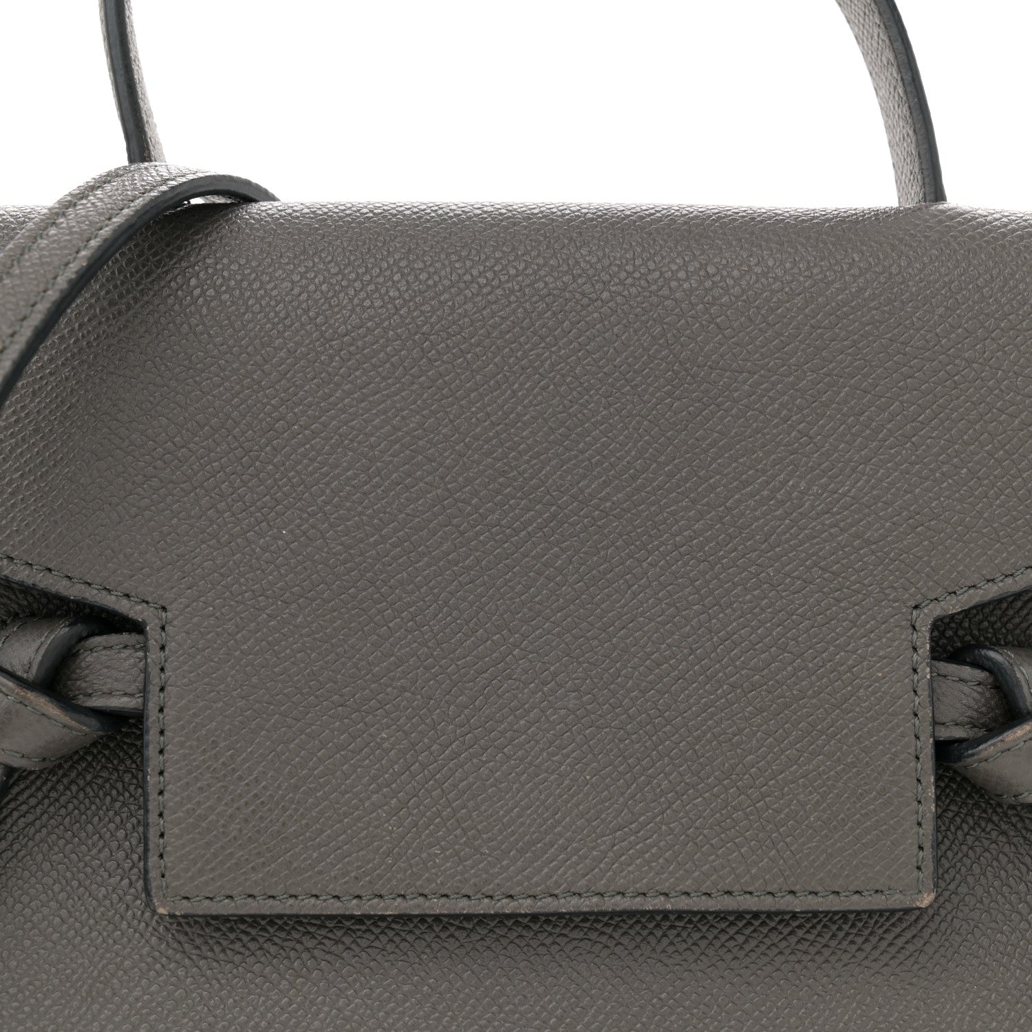 Celine Grained Calfskin Nano Belt Bag Grey 6 of 12