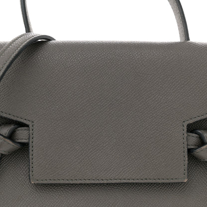 Celine Grained Calfskin Nano Belt Bag Grey 6 of 12