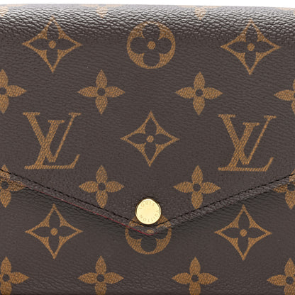 Louis Vuitton Monogram Pochette Felicie Chain Wallet Fuchsia 8 of 10